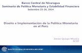 Diseño e Implementación de la Política Monetaria en el Perú