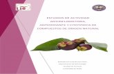 ESTUDIOS DE ACTIVIDAD ANTIINFLAMATORIA, ANTIOXIDANTE Y ...