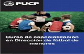 Curso de especialización en Dirección de fútbol de menores