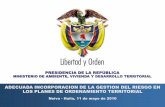 PRESIDENCIA DE LA REPÚBLICA MINISTERIO DE AMBIENTE ...