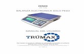 Manual Balanza Trumax Fenix - BCI Ingenieria SAS
