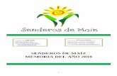 SENDEROS DE MAÍZ MEMORIA DEL AÑO 2018