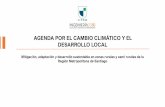 AGENDA POR EL CAMBIO CLIMÁTICO Y EL DESARROLLO LOCAL