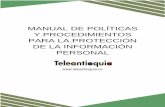 MANUAL DE POLÍTICAS Y PROCEDIMIENTOS PARA LA PROTECCIÓN DE ...