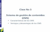 Clase No 3 Sistema de gestión de contenidos (CMS)