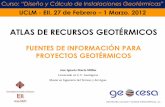 FUENTES DE INFORMACIÓN PARA PROYECTOS GEOTÉRMICOS