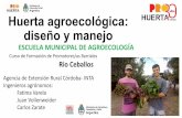 ESCUELA MUNICIPAL DE AGROECOLOGÍA Huerta agroecológica