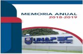 MEMORIA ANUAL UNAPEC 2018-2019