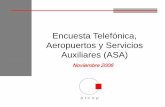 Encuesta Telefónica, Aeropuertos y Servicios Auxiliares (ASA)