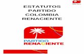 ESTATUTOS PARTIDO COLOMBIA RENACIENTE
