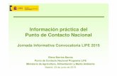 Información práctica del Punto de Contacto Nacional