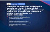 Análisis de Impacto Normativo para la revisión integral ...