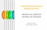 Regulaciones ELÉCTRICO DE HONDURAS REFORMA DEL …