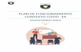 Plan DE FUNCIONAMIENTO CONTEXTO COVID -19