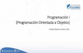 Programación I (Programación Orientada a Objetos)
