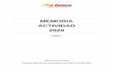 MEMORIA ACTIVIDAD 2020 - FAMCP