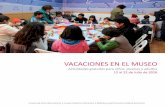 VACACIONES EN EL MUSEO - artdec.gob.cl