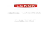 Manual Control Lenox