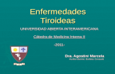 Enfermedades tiroideas - Medicina Interna II - Uai