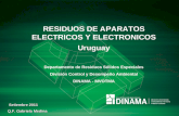 RESIDUOS DE APARATOS ELECTRICOS Y ELECTRONICOS Uruguay Departamento de Residuos S³lidos Especiales