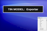 TIN MODEL: Exportar. Isóbatas DXF  Líneas: Polilíneas DXF (interrumpidas por etiquetas)  Rellenos: Polígonos DXF.  Etiquetas: Objetos Texto DXF.