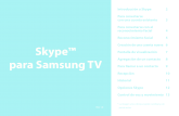 Smart TV Samsung-Skype Manual Usuario