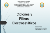Ciclones y Filtros