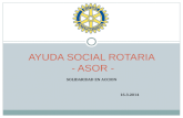 AYUDA SOCIAL ROTARIA  - ASOR -