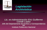 Legislaci³n Archiv­stica