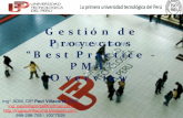 Ppt overview gestion proyectos   pmi