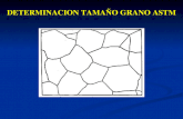 DETERMINACION TAMA‘O GRANO ASTM