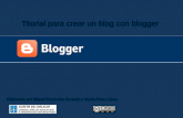 Titorial: Crear un blog en blogger