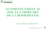 Acompanyament al dol i la mort amb homeopatia - Conferencia Biocultura 2013 Lali Torrellas
