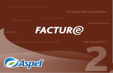 Aspel FACTURe | Facturaci³n Electr³nica