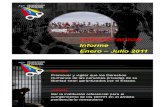 Informe 2011 - Enero - Julio Observatorio Venezolano de Prisiones