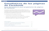 Nuevas Estadísticas de las páginas de Facebook