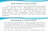 MÉTODOS DE DEPRECIACIÓN