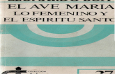 Boff, Leonardo - El Ave Maria Lo Femenino y El Espiritu Santo