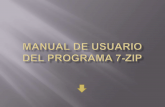 Manual de usuario del programa 7 zip