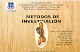 mPresentacion metodos de investigacion