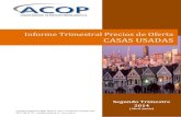 Informe Trimestral Precios de Oferta CASAS .INFORME TRIMESTRAL PRECIOS DE OFERTA PARA CASAS USADAS