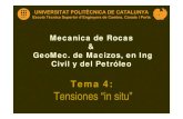 Mecanica de Rocas GeoMec. de Macizos, en Ing Civil y del ... taladro de sobreperforaci³n ... la
