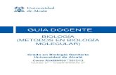 BIOLOGÍA (METODOS EN BIOLOGÍA MOLECULAR) sanitaria/metodos biologia molecular... · Biología Celular