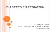 Diabetes en pediatr­a