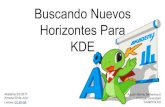 Buscando nuevos horizontes para KDE