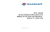 PLAN ESTRATGICO INSTITUCIONAL 2017-2019 -   de Planeamiento el documento que contiene la definicin de los objetivos estratgicos, de las acciones estratgicas,