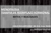 MENOPAUSIA TERAPIA DE REEMPLAZO HORMONAL - .Menopause International 2012; 18: 20 ... Terapia Reemplazo