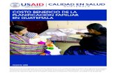 Costo BenefiCio de la PlanifiCaCin familiar en Beneficio de la Planificacin Familiar en Guatemala n 1 Costo BenefiCio de la PlanifiCaCin familiar Para el ministerio de salud en Guatemala