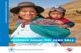MEMORIA ANUAL DEL PER 2011 - WFP | Programa Mundial de ...es.wfp.org/sites/default/files/es/file/peru_informe_anual_2011.pdf 