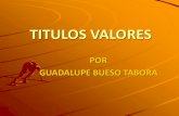 TITULOS VALORES - titulos valores por guadalupe bueso tabora. 1.-conceptos comunes sobre los titilos